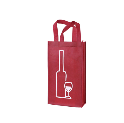 Non-woven wine bag bottle packing promotion tote bag non woven wine bag 
