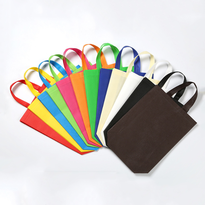 Customized non woven bag with bottom and side 