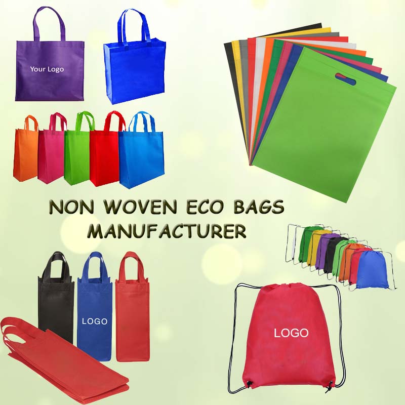 Non woven vest bag customized supermarket shopping handbag advertising ...